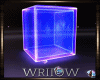 Blue Glow Cube