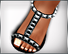 oVn^Black Staples Sandal