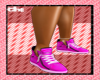 Pink Denim Sneakers