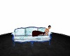 Blue Sofa with Poses