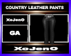 COUNTRY LEATHER PANTS