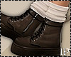 Brown Leather Boots Sock