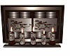 MP~MAHOGANY WALL CANDLE