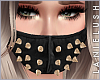 LL* Gold Spike Face Mask
