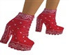 red hanky boots