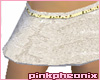 Cocoa Snakeskin Miniskirt