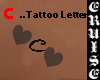 (CC) C..Tattoo Letter