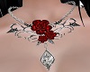 Necklace fire rose–ani