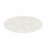 B~ White Circular Rug