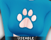 e Paw Top Cerulean S