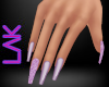 Nails violet