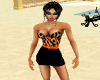 Orange Black Leopard