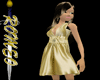 vestido romano dorado