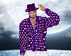 SR- Purple Polka Shirt