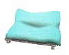 teal sitting pillow