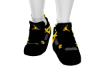 yellow and black shoes