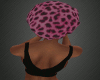 Pink cheetah Bonnet