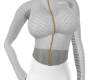 alo grey zip