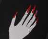 ~Red Nails W/Rings~