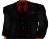 Black Suit red/shirt