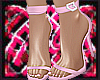 Belted Soft Pink heels`