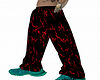 Dark Red Pants