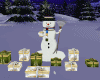 snow man n gift 10 poses