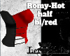 Romy-Hot half Bl/Red