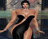 sexy black long dress