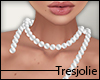 tj:. Long pearl necklace