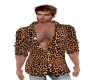 leopard open shirt