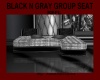 BLACK N GRAY GROUP SEAT