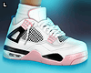 4s Retro Sneakers Pink
