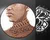NECK TATTOO MONEY