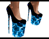 Blue Flame Heels