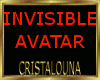 Invisible avatar