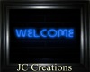 Blue Welcome Sign Ani ::