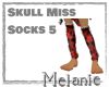 Skull Miss Socks 5