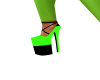 lime green shoe