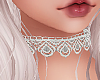 White Lace Choker