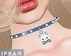 ♛Bunny BBlue Choker