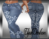 Flower Faded Jeans RLL