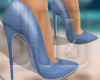 Denim Heels - Light Blue