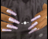(216)Purple Exotic Nails