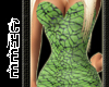 *Chee: Green Croc Dress