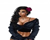 black redish rose