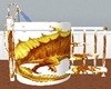 WhtGld Dragon Tub