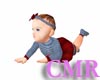 CMR baby girl cralling 