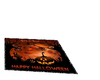 Halloween floor rug