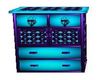 Purple N Teal Dresser